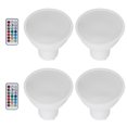 thumbnail image 4 of RGB Light Bulb, 40W With Remote Control High Light Efficiency Led Light Bulb, RGB Decorative Lighting For Home Decor, Bedroom Bedroom Corridor Hotel Bar GU10 RVB + Blanc Chaud, 4 of 8