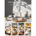 thumbnail image 4 of Ramekins DOWAN, de porcelana, apto para horno, 240 ml, para crema brulee, 4 of 9