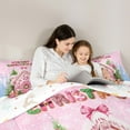 thumbnail image 4 of Castle Fairy Gingerbread Man 7-Piece Twin Bedding Sets for Teens,Festival Xmas Bedding Comforter Set,Christmas Tree Breathable Sheet Sets,Microfiber Bedroom Decor, 4 of 8