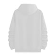 thumbnail image 5 of Valora Men Sweatshirt Men's Hoodies Sweatshirts Casual Bull Head Graphic Drawstring Pullover Hoodie for Everyday Comfort and Versatility White L, 5 of 5