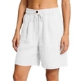 thumbnail image 6 of Sexlip Women's Pants Summer loose fit wide leg high waist casual suitable for all occasions superior comfort all day long White S, 6 of 6