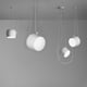7'' Visez le Style 1/2/3/6 Lumière Réplique Suspension Éclairage Lampes Modernes Blanc Noir – image 1 sur 3