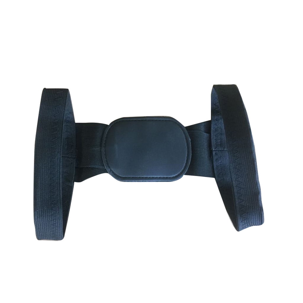 Shiusina Posture Corrector Device Comfortable Back Support Braces Shoulders Chest Belt Black  One size