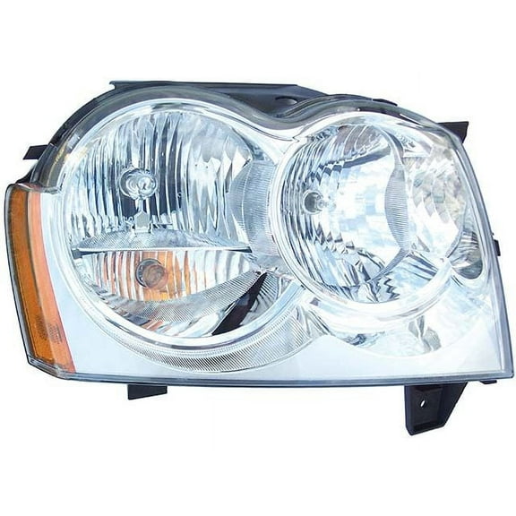 Right Headlight Assembly - Compatible with 2005 - 2007 Jeep Grand Cherokee 2006