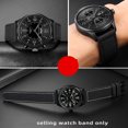 thumbnail image 4 of Correa de reloj de nailon para hombre Hamilton Khaki Field Aviation H70575733/H68401735 de 20 mm y 22 mm, 4 of 5