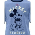 thumbnail image 2 of Disney Mickey Mouse Adult Ringer Tee Shirt, XS-XL (Unisex), 2 of 4