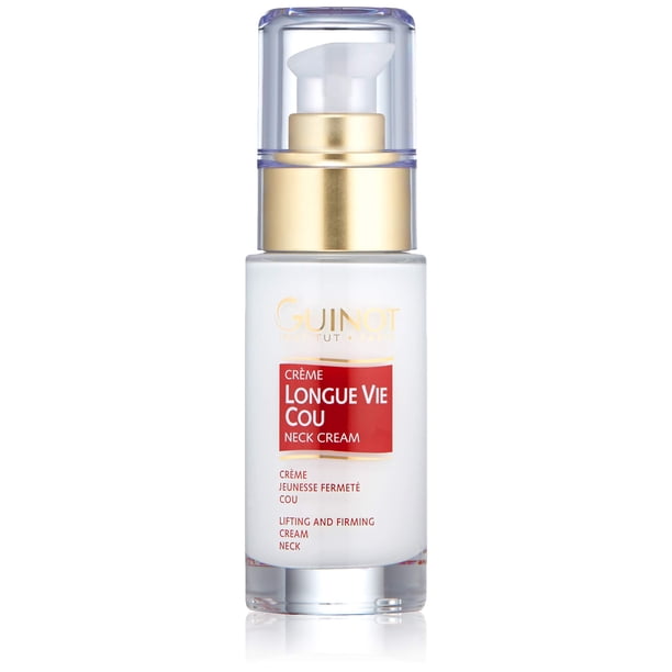 Crema Guinot Longue Vie para levantar y reafirmar el cuello, 26 ml