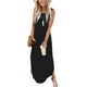 thumbnail image 1 of Vestido de playa sin mangas de verano para mujer, vestidos largos., 1 of 5