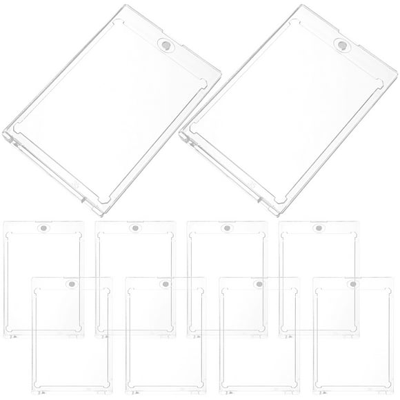 10pcs Magnetic Card Holders Game Card Holders Trading Card Hard Sleeves