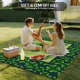 thumbnail image 4 of Happy St. Patrick's Day Outdoor Rug for Patio/Deck/Porch, Non-Slip Large Area Rug 3 x 5 Ft, Spring Lucky Grass Watercolor Indoor Outdoor Rugs Washable Area Rugs, Reversible Camping Rug Carpet Runner, 4 of 8