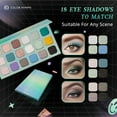 Color Nymph 18 Colors Eyeshadow Palette, Matte, Shimmer, High Pigment ...