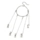 thumbnail image 3 of Anillo de dedo de cadena pulsera ANGGREK punk cool Silver Alloy apilable, 3 of 8