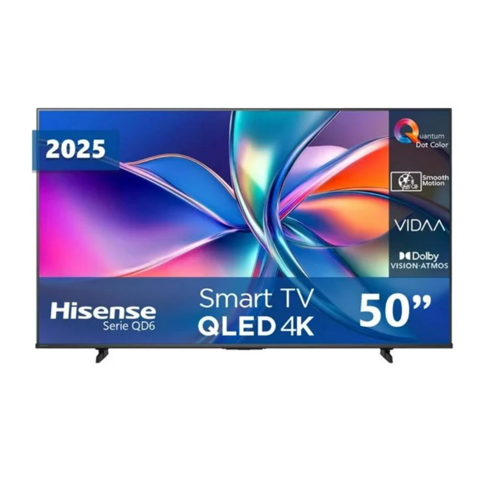 Tv 50 Pulgadas Smart TV UHD 4K 50QD6QV Hisense QLED sistema operativo VIDAA