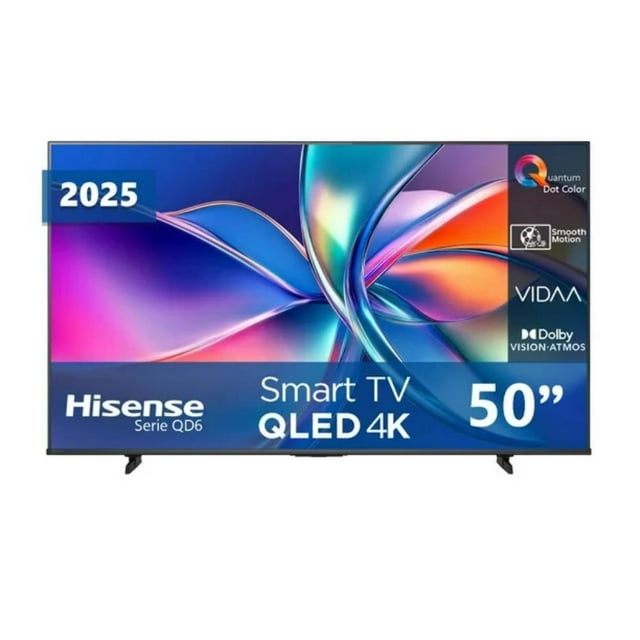 Tv 50 Pulgadas Smart TV UHD 4K 50QD6QV Hisense QLED sistema operativo VIDAA