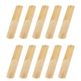 thumbnail image 1 of Accessories 10Pcs Tenor Saxophone Reeds Musical Instrument Accessories for Beginners Wood Color, 1 of 7