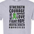 thumbnail image 4 of Inktastic Mental Health Awareness Strength Support Love T-Shirt, 4 of 5