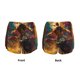 thumbnail image 3 of Balery Colorful Bull Western Man Pantalones cortos deportivos para mujer con forro y dos bolsillos, elásticos, para entrenamiento, gimnasio, yoga-X-Large, 3 of 7