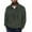 #Army Green, variant on Men's Sweatshirt,Quarter-Zip Thick Pullover,Winter Warm Jacket with Pockets,Army Green,XXL