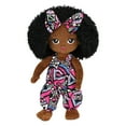 thumbnail image 2 of Black Baby Dolls African American Doll Black Dolls,Baby Dolls For 3 Year Old Girls,Stuffed Plush Doll For Girl, 2 of 21