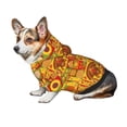 thumbnail image 7 of Disketp Thanksgiving Day Dog Hoodie Dog Clothes with Hat, Pet Winter Clothes Warm Hoodies Coat for Small Dogs-Large, 7 of 7