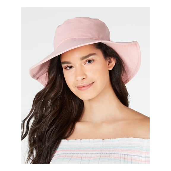 INC White Pink Cotton Elastic Bucket Hat