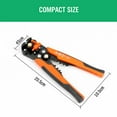 thumbnail image 4 of 8'' Insulation Wire Stripper Cutter Crimping Tool Multi-function Automatic Cable Crimper, 4 of 8