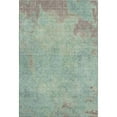 thumbnail image 2 of Addison Rugs Mayfield Premium Machine Washable Transitional Abstract Seafoam Rectangle Rug, 10' X 14' Machine Washable Transitional Abstract Seafoam Oversized Sherpa Throw Blanket, 2 of 7