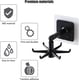thumbnail image 2 of Colgador de utensilios giratorio plegable, estante para colgar en la ducha de la cocina de 360 ​​°, soporte ajustable para toallas de baño, organizador abatible vertical/para el hogar, negro, 2 of 5