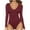 Wine, variant on Up to 65% off! Fashion Women Long Sleeve Solid Comfortable Breathable V Neck Jumpsuit with Pockets 2025 Clothes