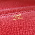 thumbnail image 5 of Pre-Owned Hermes Couchevel Red 〇Z Engraved Clutch Bag 0225 HERMES Second Cup 5J0225E5 (Good), 5 of 7