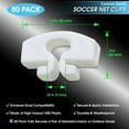 thumbnail image 6 of Cannon Sports Soccer Net Clips Pack of 80 - Heavy Duty Goal Lock Net Clips – Fits Goals with Channel Attachment Systems or Lock-net Goal Systems - Indoor & Outdoor Soccer Goals, 6 of 6