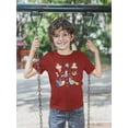 thumbnail image 2 of Funny Kids Birds Drawing T-Shirt Toddler -Image by Shutterstock,  5 Toddler, 2 of 4