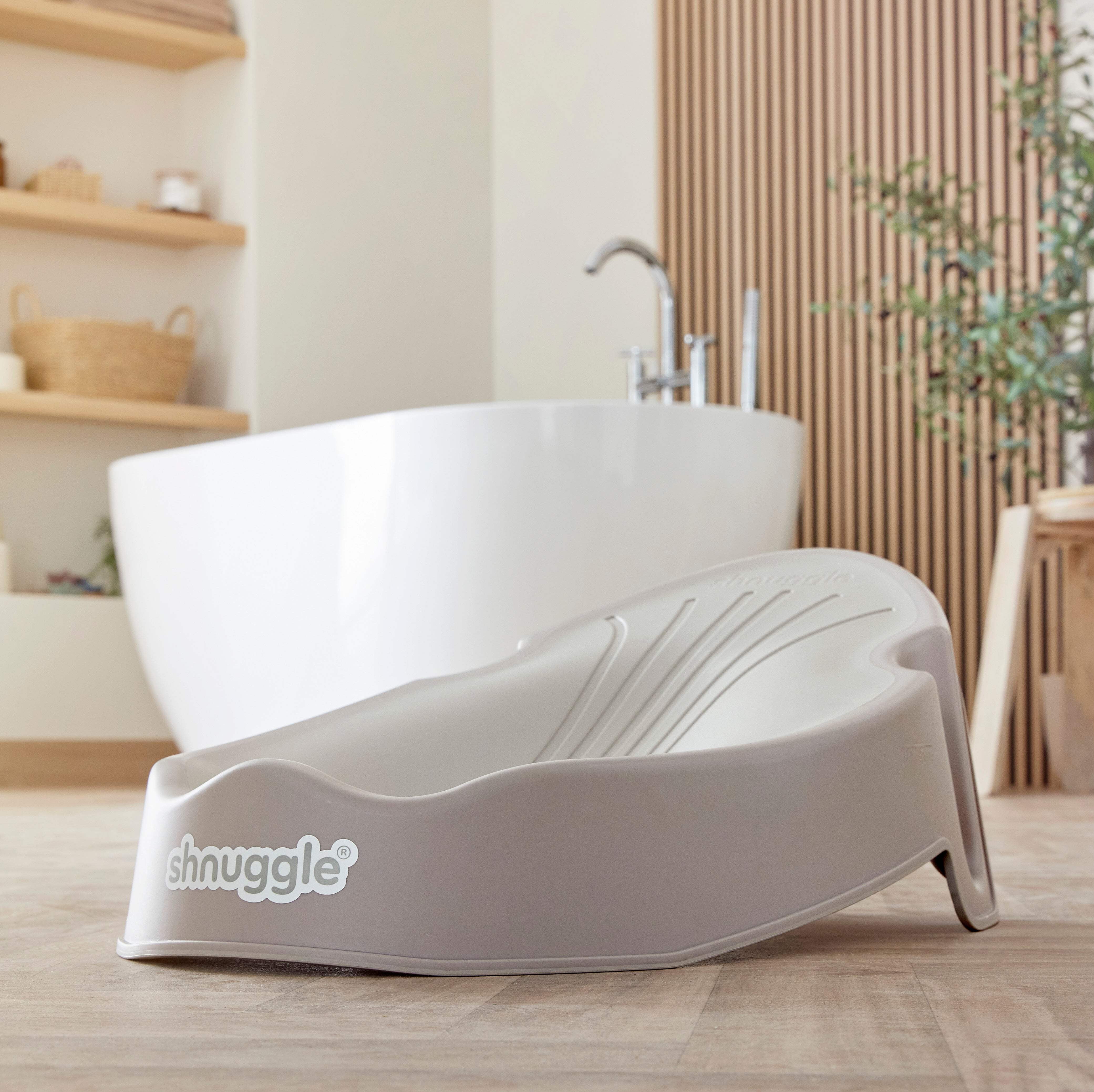 Shnuggle Newborn Baby Bath Support | Ergonomic, Non-Slip  Quick-Dry | From 0-6 months