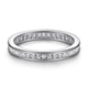 thumbnail image 2 of Anillo de plata de ley 925 con símbolo de infinito y diamantes en hilera (código de modelo 6): 12619 6, 2 of 4