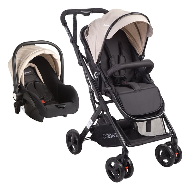 Carriola para bebe y Portabebe para auto - Asiento Giratorio 360º - Hasta 4 Años o 15 kg