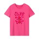 thumbnail image 1 of Camiseta de manga corta para mujer, camiseta transpirable con cuello redondo para uso diario en la calle M, 1 of 7