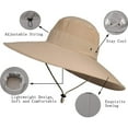 thumbnail image 3 of Lilvigor Super Wide Brim Bucket Hat UPF50+ Waterproof Sun Hat for Fishing Hiking Camping, 3 of 6