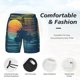 thumbnail image 3 of Fotbe Palm Trees Traje de Baño para Hombre – Shorts de Natación de Secado Rápido con Forro y Bolsillos-X-Large, 3 of 6