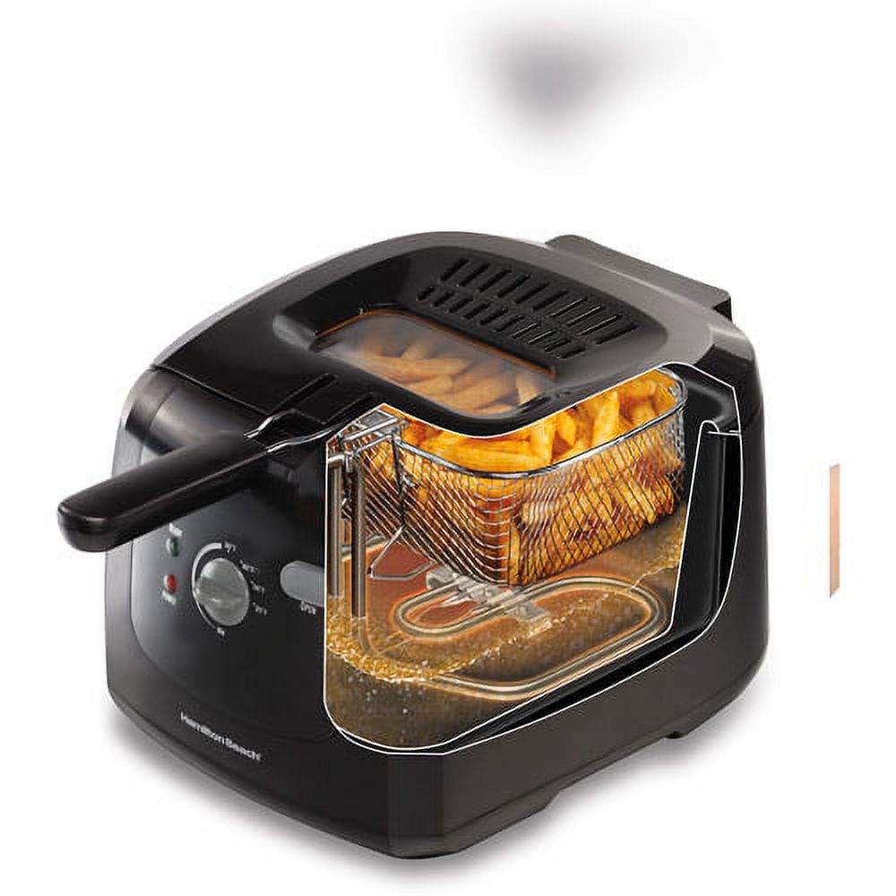 Hamilton Beach Electric Kitchen Appliance | Cool Touch Deep