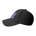 thumbnail image 3 of Baseball Cap Bent Eaves Design 6 Piece Cap Body Breathable Not Hot Plastic Cap Drag For Daily Travel Vacation Blueviolet Marble_3 Black, 3 of 8