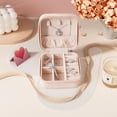 thumbnail image 6 of Love Accessories Jewelry Box Set Portable Pink Jewelry Storage Box With Love Jewelry Set for Girlfriend Earrings Necklaces Bracelets Rings Mother's Day Gift Box, 6 of 7