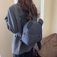 thumbnail image 4 of Bolso Hombro para Mujer Mochila Lona Sólida Compras, 4 of 9