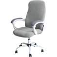 thumbnail image 1 of LAICAIW Office Chair Cover Water Resistant Grey Stretch Jacquard Computer Chair Slipcover for Armrest Chairs L, 1 of 7
