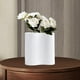 thumbnail image 4 of Jarrón de cerámica, jarrones decorativos, flores, adornos hidropónicos para comedor Blanco, 4 of 9