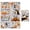 A002, variant on 9 Sheets Halloween Rub on Transfers for Crafts, 12x8 inches Home Decorative Personalized Decals