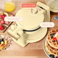 thumbnail image 6 of Beautiful Rotating Belgian Waffle Maker, Buttercream by Drew Barrymore, 6 of 16