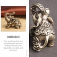 thumbnail image 3 of unbranded 2Ud En Latón Con Estatua De Elefante Para Vintage De Interior, 3 of 8