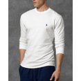 thumbnail image 3 of Polo Ralph Lauren WHITE Men's Waffle Knit Thermal Crew T-Shirt, US X-Large, 3 of 3