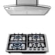 thumbnail image 1 of FLINE | Combo parrilla de gas y campana extractora 60 cm | Pared Botones | Acero Inox |MA4BE60, 1 of 5