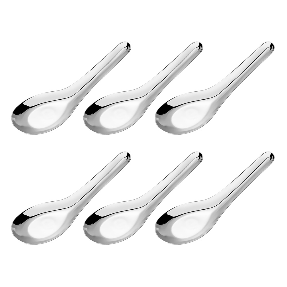 Spoon Spoons Soup Appetizer Stainless Steel Ramen Japanese Ceramic